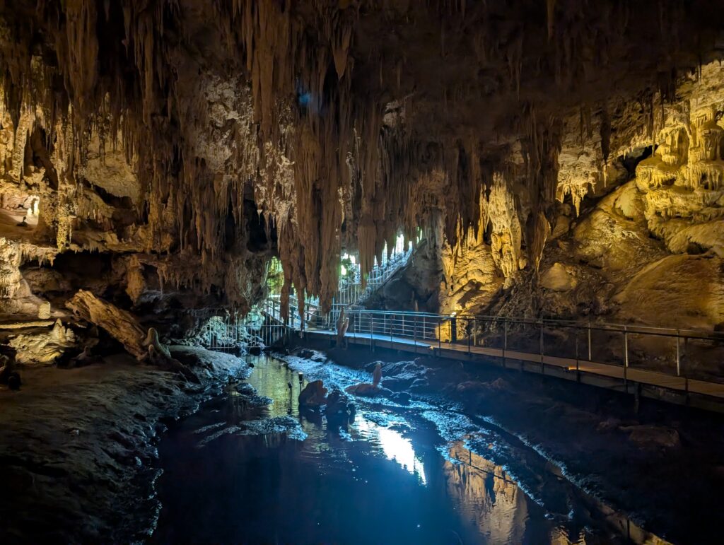 The water inside Mammoth Cave Western Australia