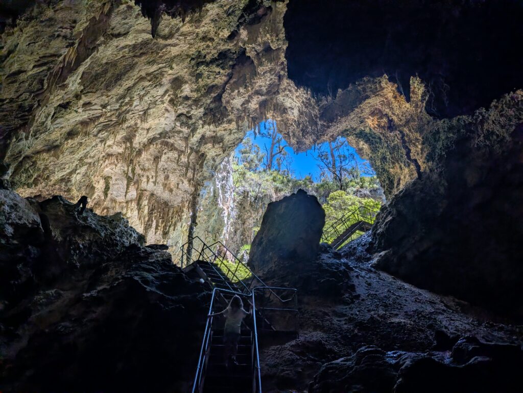 The exit of Mammoth Cave Boranup, Western Australia